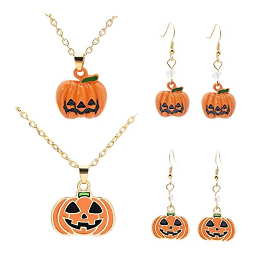 Beavorty 1 Satz Kürbis Halskette und Ohrringe Einzigartiges Design für Halloween Partys Cosplay und Festlichkeiten Langlebiges Material Sorgt für Gute Beavorty 1 Satz Kürbis Halskette und Ohrringe Einzigartiges Design für Halloween Partys Cosplay und Festlichkeiten Langlebiges Material Sorgt für Gute von Beavorty