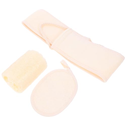 Beavorty Luffa-badeset – Inkl Badetuch Rückenschrubber Körperschrubber Peeling-badetuch Rückenpeeling-tool von Beavorty
