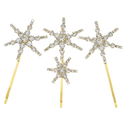 Beavorty Bling Haarklammern Dekorative Haarschmuck Für Junge Mädchen Goldene Haarklammern Im Stern-design Für Strandpartys Und Festliche Anlässe von Beavorty