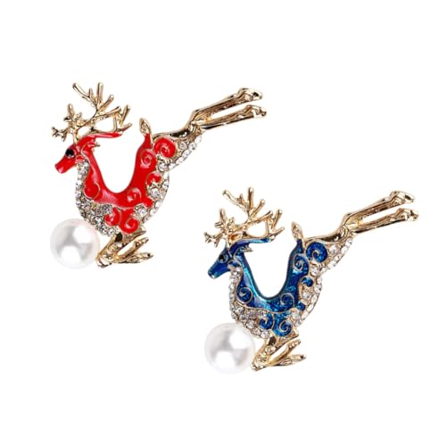 Beavorty 1 Satz Tier Brosche Legierung Kreative Design Brosche Für Frauen Accessoires Rot Besondere Anlässe 2 Stück von Beavorty