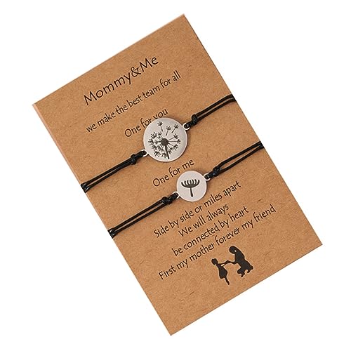 Beavorty 1 Set Armband Mama Mädchen Jungen Muttertag Frauen Mutter Und Sohn Mama Mutter Pusteblume Muttertagsgeschenk Mutter Tochter Armreif Zurück Zur Schule Beavorty 1 Set Armband Mama Mädchen Jungen Muttertag Frauen Mutter Und Sohn Mama Mutter Pusteblume Muttertagsgeschenk Mutter Tochter Armreif Zurück Zur Schule von Beavorty