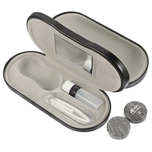 Beavorty Brillenbox Aus Hartschale Mit Doppeltem Zweck Tragbarer Brillenbehälter Kompakter Brillen-Organizer Für Reisen Und Alltag Doppelschichtiger Aufbewahrungsbehälter Für Sonnenbrillen von Beavorty