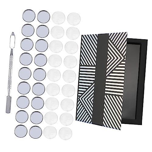 Beavorty 1 Satz Make-up-lidschatten-box Leere Kosmetiktasche Leerer Magnetischer Kosmetikkoffer Magnetische Lidschattenpalette Leere Lidschattenpalette Patch Edelstahl Gebaut Reisen von Beavorty