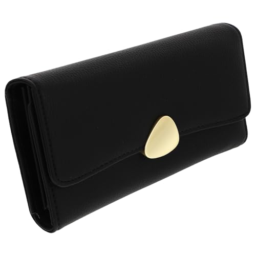 Beavorty Damen Geldbörse Reißverschluss Lange Geldbörse für Frauen Praktische Geldtasche Kunstleder Großes Fassungsvermögen für Karten und Münzen von Beavorty