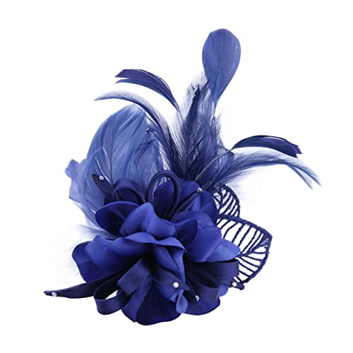 Beavorty 1stk Fascinator-brosche Fascinator Haarnadel Braut Fascinator Haarspange Große Blumen Haarspange Vintage Brosche Für Damen Broschen Für Frauen Haarklammer Mann Mädchen Perücke von Beavorty