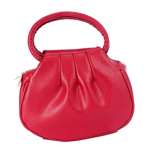 Beavorty Damen Minitasche Pu Geldbörse Einfarbig Clutch Mit Reißverschluss Und Münzfach Modische Handtasche Für Täglichen Gebrauch Sicher Und Praktisch Kleine Geldbörse Für Damen von Beavorty