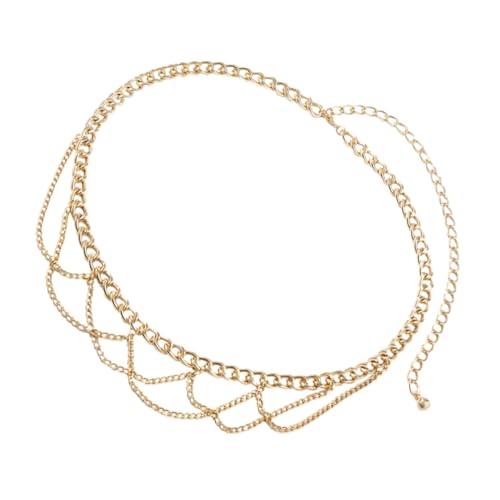 Beavorty 1 Stück Förmige Metall Bauch Kette mit Quaste Körperkette für Damen für Strandpartys Hochzeiten Besondere Anlässe Passend für Verschiedene Outfits von Beavorty