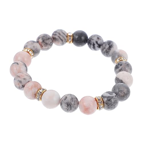 Beavorty 1 Stück Handgewebtes Bohemian Armband Naturstein mit Kristallen Elastisches Schmuckstück für Männer und Frauen für Besondere Anlässe von Beavorty