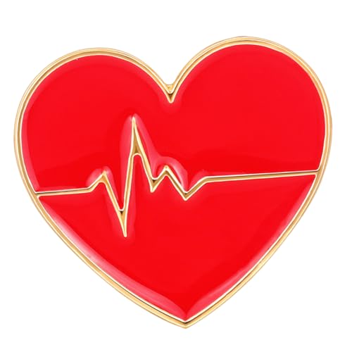 Beavorty 1 Stück Herzförmige Brosche für Damen Anstecknadel Vielseitiges Accessoire für Kleider Jacken Hochzeiten Partys Langlebig von Beavorty