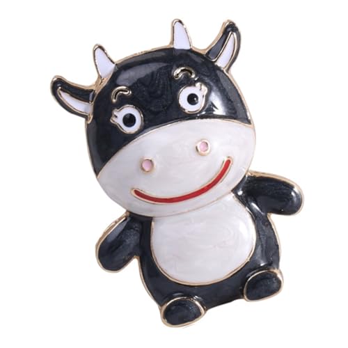 Beavorty 1 Stück Kreative Alloy Brosche Stilvoller Schwarzer Brustpin Modisches Accessoire für Kleidung Taschen Schals für Neujahr Partys von Beavorty