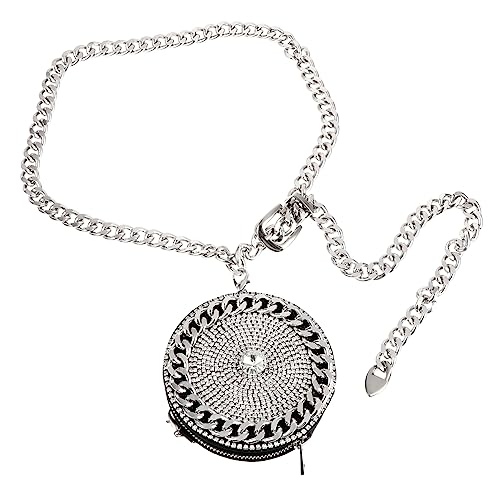 Beavorty 1 Stück Mini Umhängetasche mit Strassdekoration für Damen Bauchtasche Gürteltasche für Reisen Partys Freizeit für Kleine Essentials Wie Lippenstifte Münzen von Beavorty