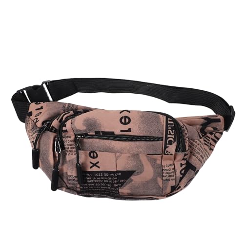 Beavorty 1 Stück Multifunktionale Hüfttasche mit Modischem Druckmuster für Sport Reisen Freizeitaktivitäten Verstellbare Bauchtasche für Damen Beim Joggen von Beavorty