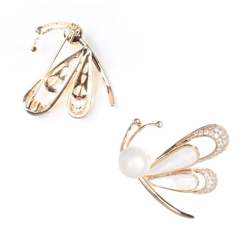 Beavorty 1 Stück Rhinestone Brosche Anstecknadel für Hochzeitskleid Schal Kleidung Einzigartiges Design Leicht Langlebig für Besondere Anlässe von Beavorty