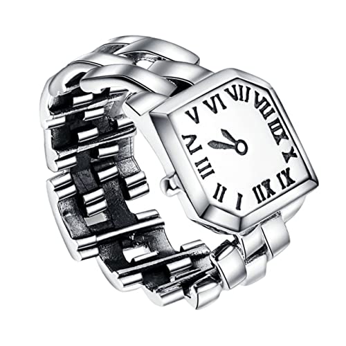 Beavorty 1 Stück Ring Uhr für Damen Verstellbare Einzigartige Schmuckuhr mit Glänzender Oberfläche für Besondere Anlässe Komfortabel Langlebig Zeitansage Beavorty 1 Stück Ring Uhr für Damen Verstellbare Einzigartige Schmuckuhr mit Glänzender Oberfläche für Besondere Anlässe Komfortabel Langlebig Zeitansage von Beavorty