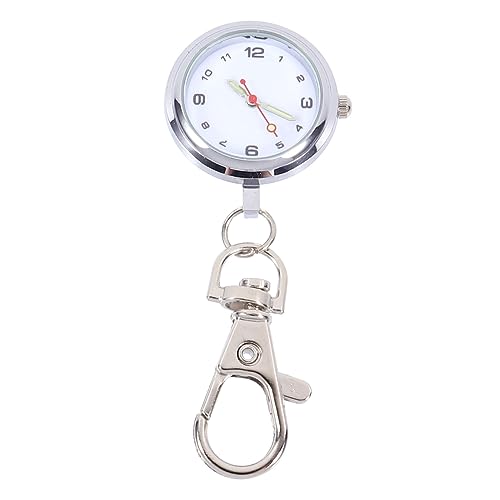 Beavorty Taschenuhr Schlüsselanhänger Mit Großem Quarz Uhr Für Herren Krankenschwester Praktisch Langlebig von Beavorty