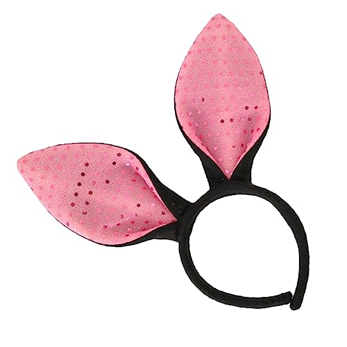 Beavorty Ostern Junge Mädchen Stirnband Party Haarreifen Foto Requisiten Kopfbedeckung Haarband Für Ostern Veranstaltungen Und Feiern Rosa Schwarz von Beavorty