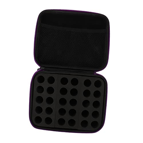 Beavorty 1stk Aufbewahrungsbeutel Für Ätherische Öle Tote-Einsatz-Organizer Flaschentragetasche Tragetasche Für Rollflaschen Ätherisches Öl Träger Reisen Parfümflasche Nylon Einfach Violett von Beavorty