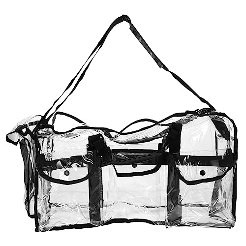 Beavorty 1stk Reisetasche Kulturbeutel Für Damen ?e Strandtasche Wasserfeste Tasche Leichte Einkaufstasche Transparente Make-up-Tasche Handtücher Wasserdicht PVC Handtasche Reisen von Beavorty