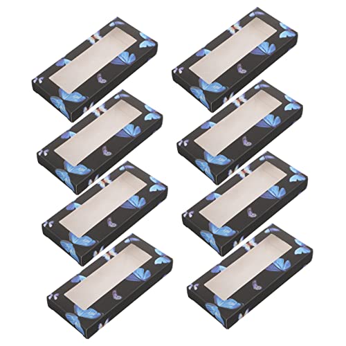 Beavorty 10stücke Wimpernboxen Papier Rechteckige Aufbewahrungsboxen Für Fake Lash Mit Transparentem Fenster Sicher Und Robust von Beavorty