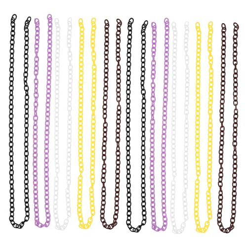 Beavorty 10 Stück Kunststoff-schmuckketten, Drehkette Für Brillen, Geldbörsen, Halsketten, Schmuckherstellung, Zubehör von Beavorty