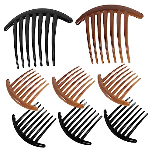 Beavorty 10st Haarkämme Hochsteckfrisuren Tortoise Shell Haarspangen Haarkamm Clip Klein Haarkamm Schmuck Haarkämmchen Einsteckkämme Haarschmuck Haarkamm Kopfbedeckung Damen Acryl von Beavorty