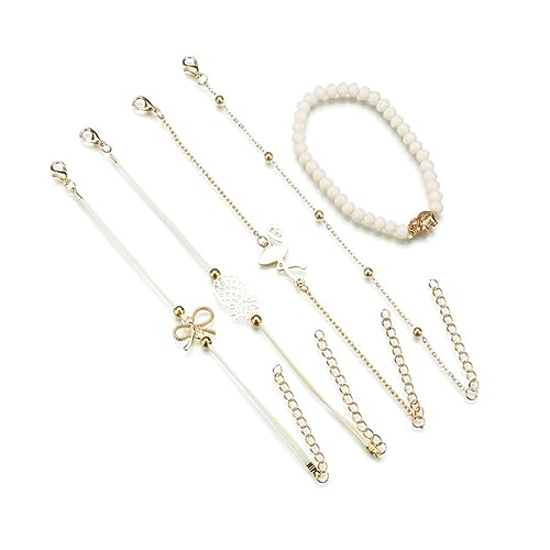 Beavorty 10stücke Handgewebtes Armband Mit Perlen Verstellbarer Armreif Geschenkarmband Für Frauen Armreif Mit Einstellung Zarte Armband Schmuck Für Handgelenk von Beavorty