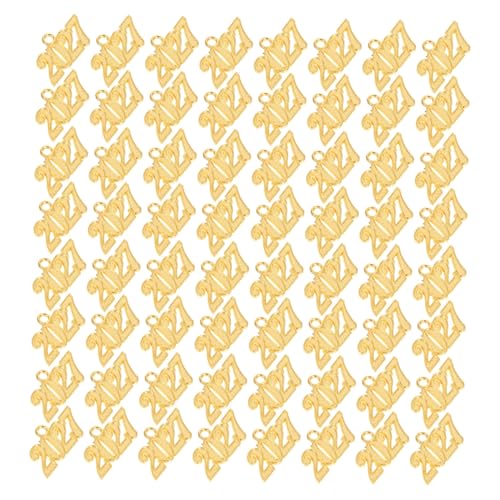 Beavorty 100 Stück Abschluss Quasten Anhänger mit Elegantem Goldplating Vielseitige DIY Schmuckanhänger für Armbänder Halsketten Schlüsselanhänger Abschlussfeiern und Kreative von Beavorty