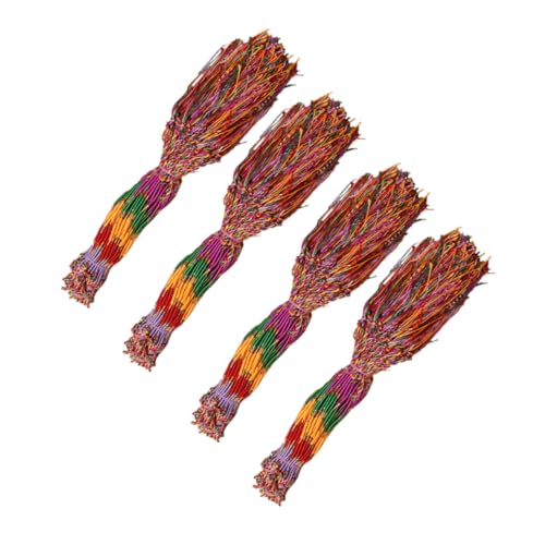 Beavorty 100 Stück Bunte Handgewebte Armbänder Verstellbare Handgelenksbänder für Frauen und Männer Freundschaftsarmbänder Langlebige Farbenfrohe Handstraps Zufällige Farbe Zufällige Farbe von Beavorty