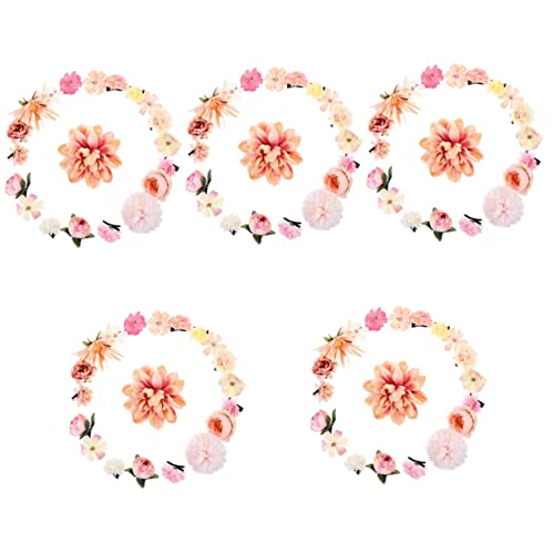 Beavorty 100 Stk Blumen-Haarspangen-Set Pferdeschwanzhalter-Clip Baby-Haarspangen Retro-Haarspangen Blütenkopfstücke haarschmuck Hanfu Kopfbedeckung Seidenblume einstellen Braut Haarnadel von Beavorty