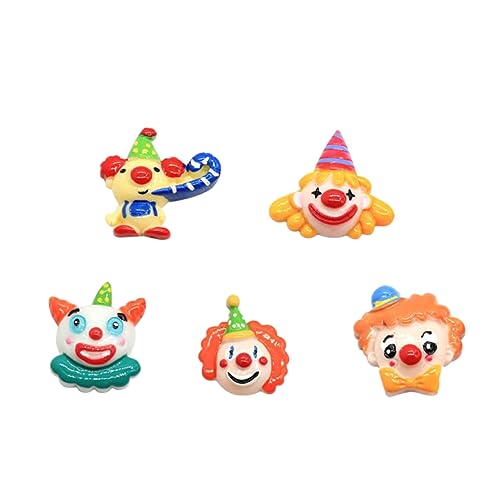 Beavorty 10st Stirnband Flatbacks Kopfschmuck Aus Harz Kopfbedeckungen Bastelzubehör Kopfschmuck Zubehör Selber Machen Haarzubehör Mitte Der Haarschleife Selber Machen Kind Patch Clown von Beavorty