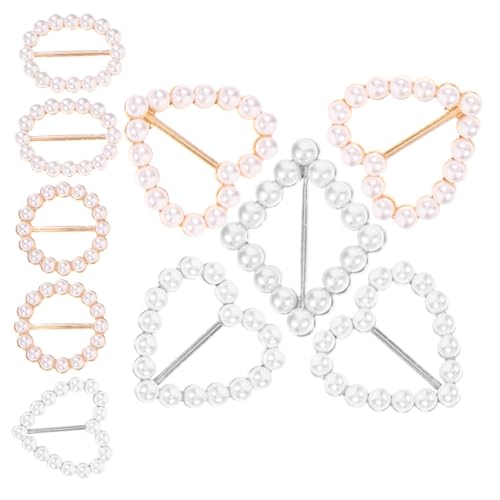 Beavorty 10 Stück Schalring Clips Metall Schalschnalle für T-Shirts Halstücher Gürtelschnallen Elegantes Design für Damen und Herren Beavorty 10 Stück Schalring Clips Metall Schalschnalle für T-Shirts Halstücher Gürtelschnallen Elegantes Design für Damen und Herren von Beavorty