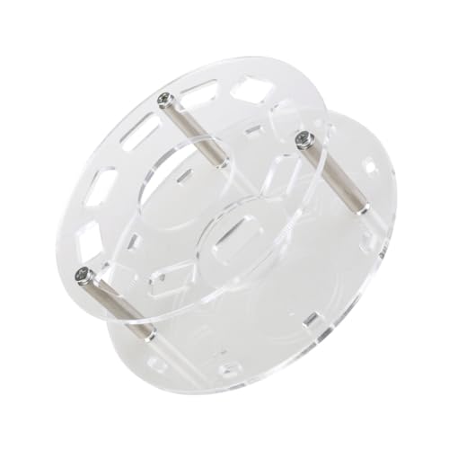 Beavorty 10stücke Make-up-pinselhalter Ovaler Organizer Trockengestell Transparent Werkzeug Kosmetikregal Mit Schraube Befestigt von Beavorty