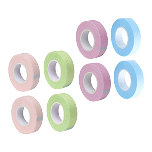 Beavorty 12 Rollen Wimpern-Isolierband Klebeband Bandlinie für Wimpernverlängerung wimpern stoffband Transplantat-Wimpernbänder Wimpernverlängerungsbänder Kosmetik Patch mit Linie Vlies von Beavorty