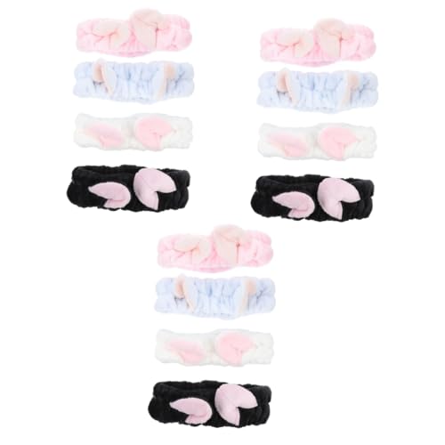 Beavorty Yoga-Stirnband 12 Stk Kopftücher wickeln für Frauen Sporthandtuch Spa-Handtücher für die Gesichtsbehandlung Gummibänder für Katzenohren Haarband für Katzenohren dusche haarband von Beavorty