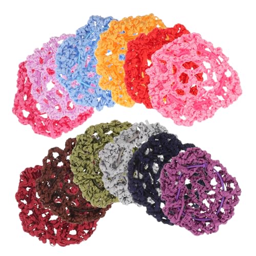Beavorty Haarknoten 12er-pack Tanz-haarnetz Haar-accessoire Für Frauen Elastisches Netz-stirnband Für Tänzer Hochzeit Party Ballett von Beavorty
