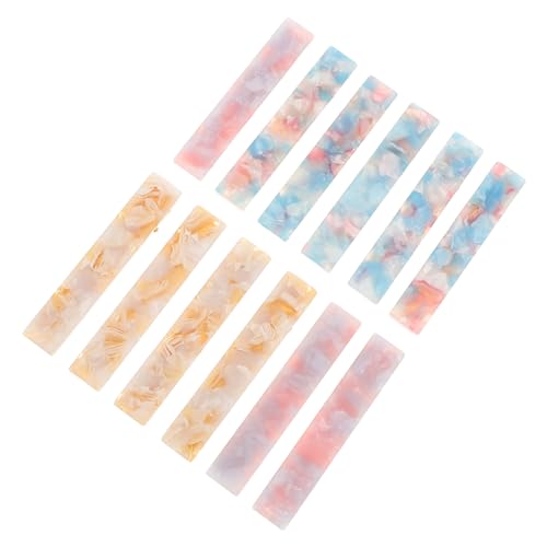 Beavorty 12stücke Retro-haarspangen Aus Acetat Dekorative Haarklammern Mit Marmormuster Für Damen Leicht Und Stabil Für Verschiedene Frisuren von Beavorty