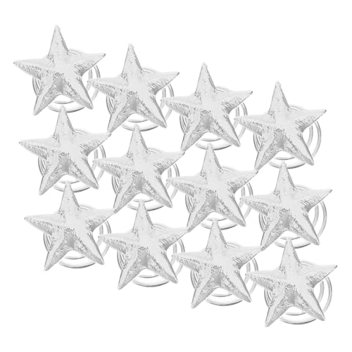 Beavorty 12stücke Stern Haarklammern Silber Für Damen Spiralförmige Haarnadeln Kleine Und Ästhetische Haarspangen Modische Kopfbedeckungen Für Büro Und Party von Beavorty