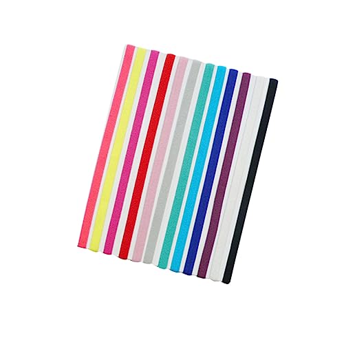Beavorty 12stücke Elastisches Sport-stirnband Yoga-haarband Sport-kopftuch Bonbonfarbenes Haarband Farben von Beavorty