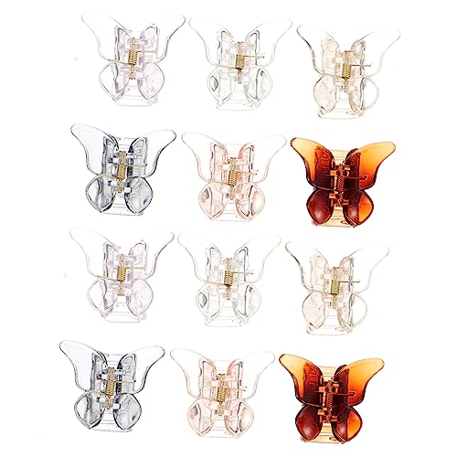 Beavorty 12stücke Schmetterlings-haarspangen Aus Haarklammer Für Frauen Kieferklammern Haarklammern Für Täglichen Gebrauch Geeignet Für Dünnes Dickes Haar von Beavorty