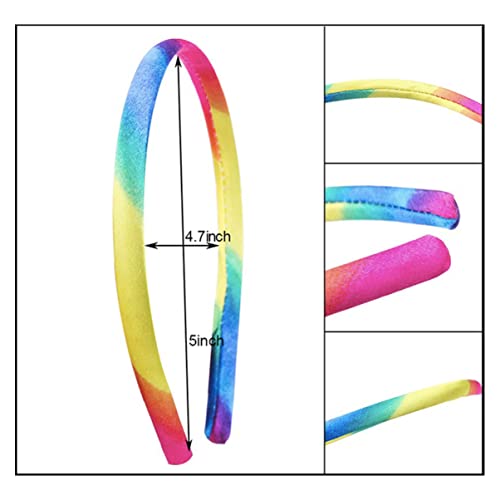 Beavorty 12stücke Regenbogen Haarspangen Junge Mädchen Haarbänder Stirnbänder Dekorative Kopfbedeckungen Partyzubehör Für Mädchen Junge von Beavorty