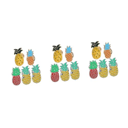 Beavorty 15 Stck Teiliges Kreative Anstecknadeln Obst Broschen Lustige Kleine Anstecker mit Frischem Öl Design Sommerlicher Stil Zufällige Anordnung Accessoires für Damen und Mädchen von Beavorty