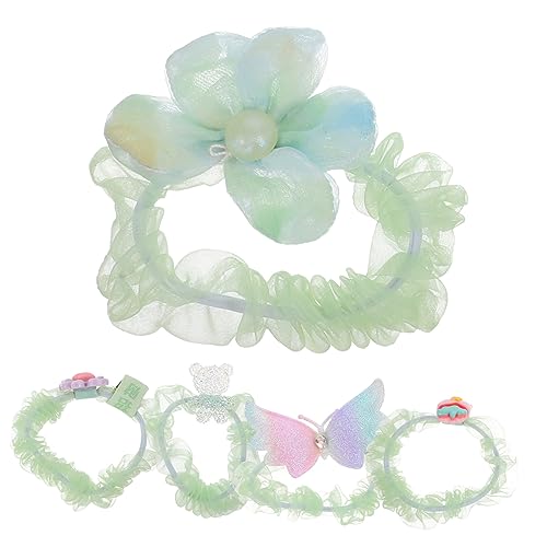 Beavorty 15 Stk Haarnadel Kinderhaaraccessoires Für Mädchen Kleinkindgummibänder Für Haare Süße Haargummis Süßes Haarband Haarschmuck Tiara Fräulein Elastizität Plastik Blumenkopfschmuck von Beavorty