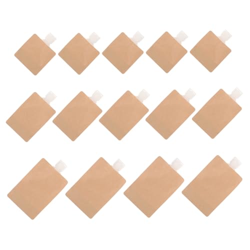 Beavorty 15pcs Kraft Papier Reise Toilettenartikel Beutel Auslaufsichere Lotion von Beavorty