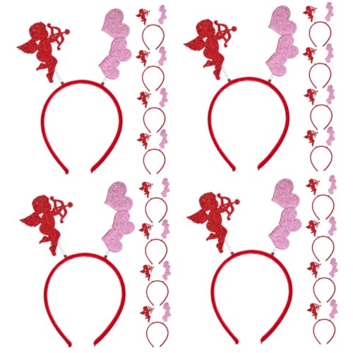 Beavorty 16 Stk Liebe Stirnband Valentinstag Stirnband Valentinstag Kopfschmuck Valentinstag Zubehör Valentinstag Haarbänder Haarband Party-haarreifen Kind Mädchen Herz Filzstoff Kopftaste von Beavorty