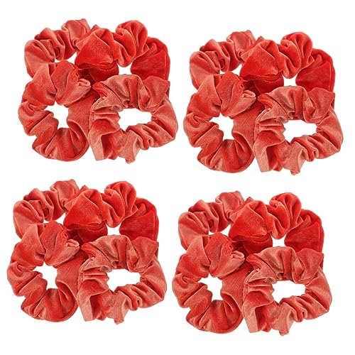 Beavorty 16 Stk Dickdarm-haarring Haargummis Grüne Haaraccessoires Frauen Haargummi Grüner Haargummi Übergroßer Scrunchie Elastischer Pferdeschwanzhalter Fräulein Flanell Gummiband Mädchen von Beavorty