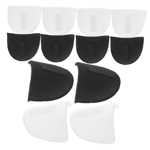 Beavorty 16 Stück Schulterpolster Damen Atmungsaktive Schwammpolster mit Verstärkter Dicke und Antirutschfunktion Weiche Einsteck-schulterverstärker für Blazer Anzug Mantel Einfach von Beavorty