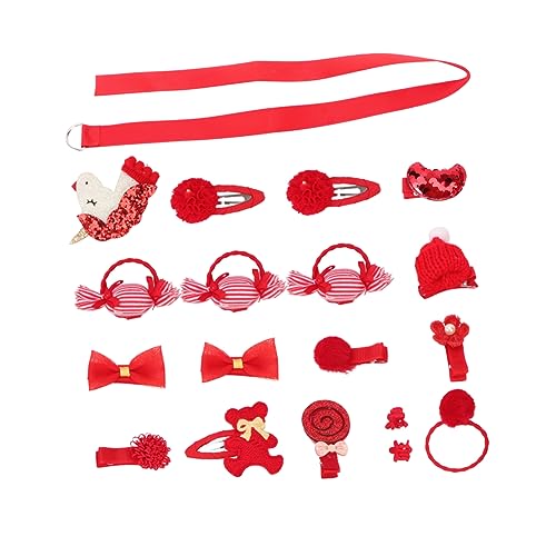 Beavorty 18-teiliges Set Haarschmuck-set Für Kinder Mitbringsel Kindergeburtstag Mädchen Haarnadel Stoff Karikatur von Beavorty