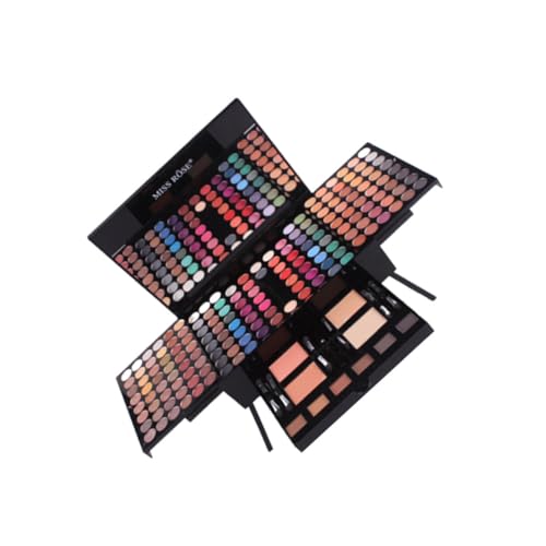 Beavorty 180 2 Schminkkasten make up kit for women Kulturbeutel für Damen Lipgloss erröten Alles in einem Profi-Make-up Lipgloss-Kit Lidschatten-Palette Trimmen einstellen Make-up-Palette von Beavorty