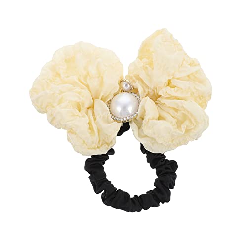 Beavorty Perlen Haargummi Elastisches Haarband Für Damen Perlen Haarband Frauen Haarschmuck Mit Stretchy Hair Band Für Mädchen von Beavorty