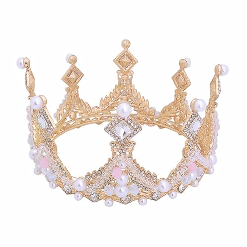 Beavorty Krone Für Jungen Und Mädchen Kopfbedeckung Prinzessin Für Geburtstagskleid Kinderkrone Glänzend Und Elegant Party-accessoire von Beavorty